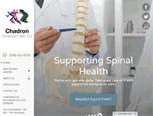 Tablet Screenshot of chadronchiro.com